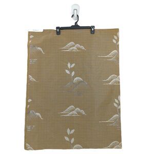 RUBELLI Le Isole Sample Fabric Dorata Brown Metallic Upholstery 35 x 27 in NEW